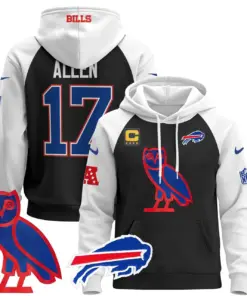 Buffalo Bills Nike 2024 OVO Pullover Hoodie - Royal Blue - Image 41