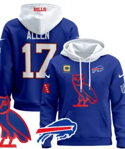 Buffalo Bills Nike 2024 OVO Pullover Hoodie - Royal Blue