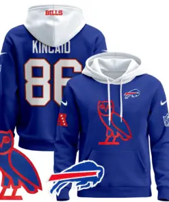 Buffalo Bills Nike 2024 OVO Pullover Hoodie - Royal Blue - Image 5
