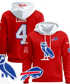 Buffalo Bills Nike 2024 OVO Pullover Hoodie - Royal Blue - Image 10