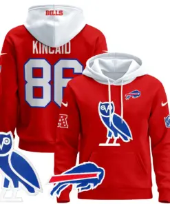 Buffalo Bills Nike 2024 OVO Pullover Hoodie - Royal Blue - Image 13