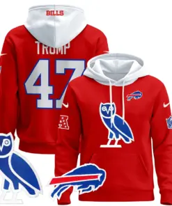 Buffalo Bills Nike 2024 OVO Pullover Hoodie - Royal Blue - Image 16
