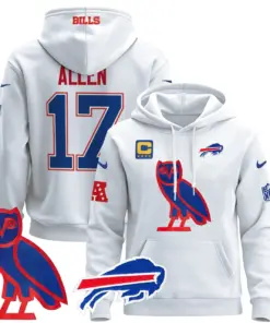 Buffalo Bills Nike 2024 OVO Pullover Hoodie - Royal Blue - Image 17