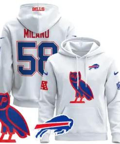 Buffalo Bills Nike 2024 OVO Pullover Hoodie - Royal Blue - Image 20