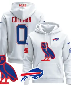 Buffalo Bills Nike 2024 OVO Pullover Hoodie - Royal Blue - Image 22