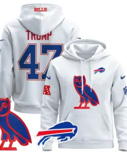 Buffalo Bills Nike 2024 OVO Pullover Hoodie - Royal Blue - Image 24