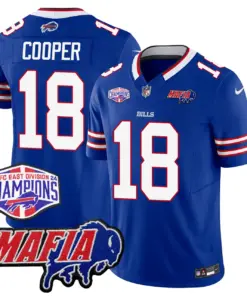 Allen Buffalo Bills Nike Mafia + AFC East Championship Patch Jersey - Royal Blue - Image 3