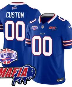 Allen Buffalo Bills Nike Mafia + AFC East Championship Patch Jersey - Royal Blue - Image 5