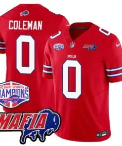 Allen Buffalo Bills Nike Mafia + AFC East Championship Patch Jersey - Royal Blue - Image 7