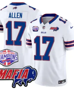 Allen Buffalo Bills Nike Mafia + AFC East Championship Patch Jersey - Royal Blue - Image 11