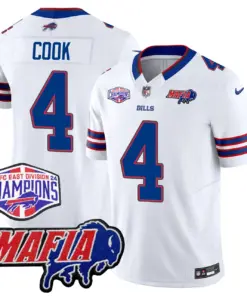 Allen Buffalo Bills Nike Mafia + AFC East Championship Patch Jersey - Royal Blue - Image 14