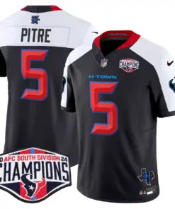 C.J. Stroud Houston Texans Nike 2024 AFC South Division Champions Patch Vapor Limited Stitched Jersey - Powder Blue - Image 34