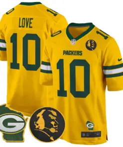 John Madden Green Bay Packers Nike Home Patch Game Stitched Jersey - Anthracite - Image 41