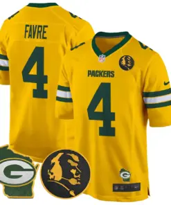 John Madden Green Bay Packers Nike Home Patch Game Stitched Jersey - Anthracite - Image 45