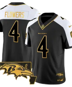 Baltimore Ravens Nike 2024 Vapor Limited Stitched Jersey - Black - Image 7