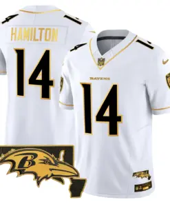 Baltimore Ravens Nike 2024 Vapor Limited Stitched Jersey - Black - Image 14