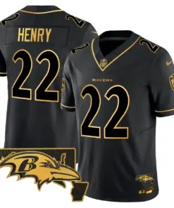 Baltimore Ravens Nike 2024 Vapor Limited Stitched Jersey - Black - Image 21