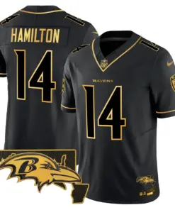 Baltimore Ravens Nike 2024 Vapor Limited Stitched Jersey - Black - Image 24