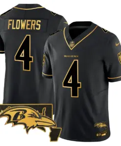 Baltimore Ravens Nike 2024 Vapor Limited Stitched Jersey - Black - Image 27