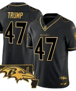 Baltimore Ravens Nike 2024 Vapor Limited Stitched Jersey - Black - Image 30