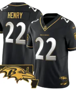Baltimore Ravens Nike 2024 Vapor Limited Stitched Jersey - Black - Image 31