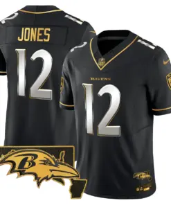 Baltimore Ravens Nike 2024 Vapor Limited Stitched Jersey - Black - Image 38