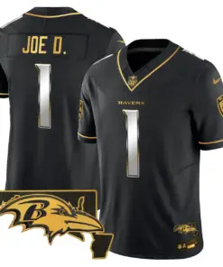 Baltimore Ravens Nike 2024 Vapor Limited Stitched Jersey - Black - Image 39