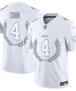 Alternative view of Buffalo Bills Nike MVP Platinum Vapor Limited Stitched Jersey - White