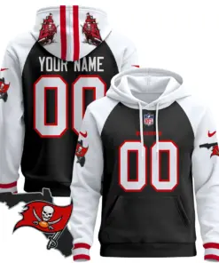 Tampa Bay Buccaneers Nike Florida Patch Custom Stitched Pullover Hoodie - Black