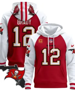 Tampa Bay Buccaneers Nike Florida Patch Stitched Pullover Hoodie - Red - Image 16