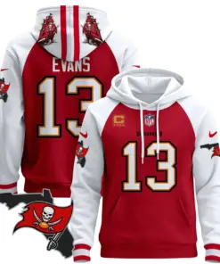 Tampa Bay Buccaneers Nike Florida Patch Stitched Pullover Hoodie - Red - Image 17