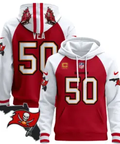 Tampa Bay Buccaneers Nike Florida Patch Stitched Pullover Hoodie - Red - Image 19