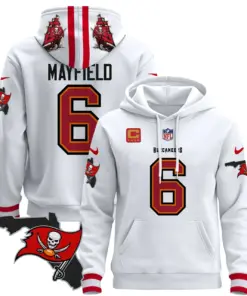 Tampa Bay Buccaneers Nike Florida Patch Stitched Pullover Hoodie - Red - Image 22