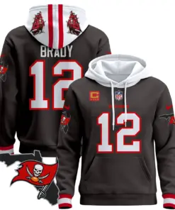 Tampa Bay Buccaneers Nike Florida Patch Stitched Pullover Hoodie - Red - Image 30