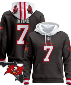 Tampa Bay Buccaneers Nike Florida Patch Stitched Pullover Hoodie - Red - Image 35