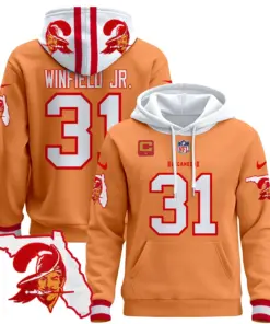 Tampa Bay Buccaneers Nike Florida Patch Stitched Pullover Hoodie - Red - Image 41