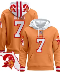Tampa Bay Buccaneers Nike Florida Patch Stitched Pullover Hoodie - Red - Image 42