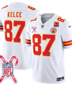 Kansas City Chiefs Nike Christmas Patch Limited Jersey - Red - Image 4