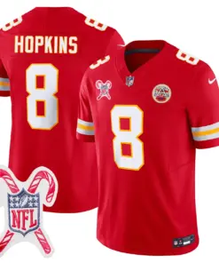 Kansas City Chiefs Nike Christmas Patch Limited Jersey - Red - Image 5