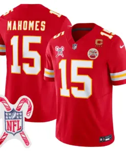 Kansas City Chiefs Nike Christmas Patch Limited Jersey - Red