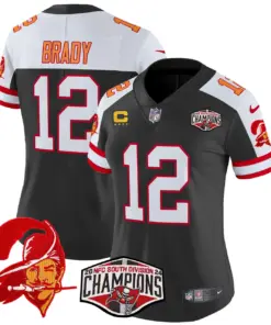 Baker Mayfield Tampa Bay Buccaneers Nike Women's 2024 NFC South Division Champions Patch Vapor Limited Stitched Jersey - Orange - Image 10