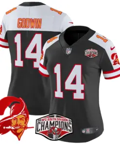 Baker Mayfield Tampa Bay Buccaneers Nike Women's 2024 NFC South Division Champions Patch Vapor Limited Stitched Jersey - Orange - Image 12