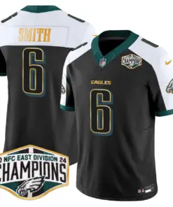 Saquon Barkley Philadelphia Eagles Nike 2024 Gold Trim NFC East Division Champions Vapor Limited Stitched Jersey - Kelly Green - Image 37