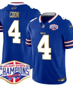 Alternative view of Allen Buffalo Bills Nike 2024 Gold Trim AFC East Division Champions Vapor Limited Stitched Jersey - Royal Blue
