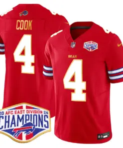 Allen Buffalo Bills Nike 2024 Gold Trim AFC East Division Champions Vapor Limited Stitched Jersey - Royal Blue - Image 10