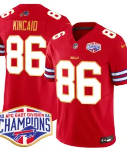 Allen Buffalo Bills Nike 2024 Gold Trim AFC East Division Champions Vapor Limited Stitched Jersey - Royal Blue - Image 13