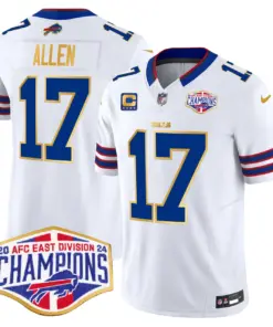 Allen Buffalo Bills Nike 2024 Gold Trim AFC East Division Champions Vapor Limited Stitched Jersey - Royal Blue - Image 17