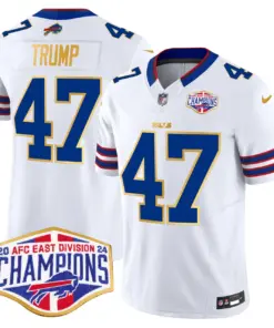 Allen Buffalo Bills Nike 2024 Gold Trim AFC East Division Champions Vapor Limited Stitched Jersey - Royal Blue - Image 24