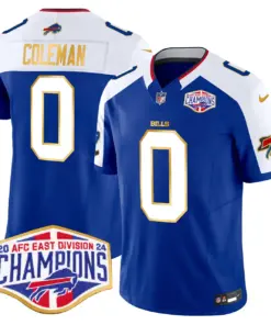 Allen Buffalo Bills Nike 2024 Gold Trim AFC East Division Champions Vapor Limited Stitched Jersey - Royal Blue - Image 38