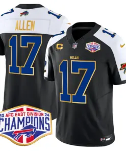 Allen Buffalo Bills Nike 2024 Gold Trim AFC East Division Champions Vapor Limited Stitched Jersey - Royal Blue - Image 41